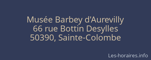Musée Barbey d'Aurevilly