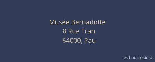 Musée Bernadotte