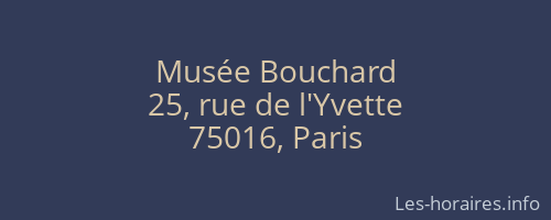 Musée Bouchard
