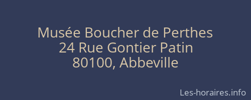 Musée Boucher de Perthes