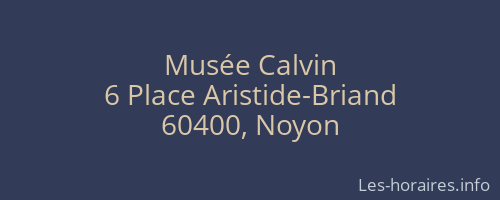 Musée Calvin