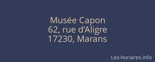 Musée Capon