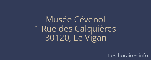 Musée Cévenol