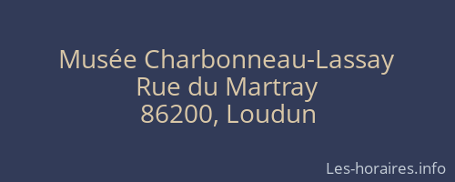 Musée Charbonneau-Lassay