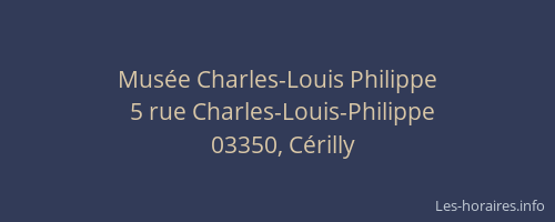 Musée Charles-Louis Philippe