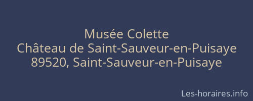 Musée Colette