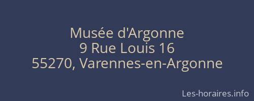 Musée d'Argonne