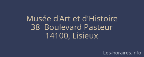 Musée d'Art et d'Histoire