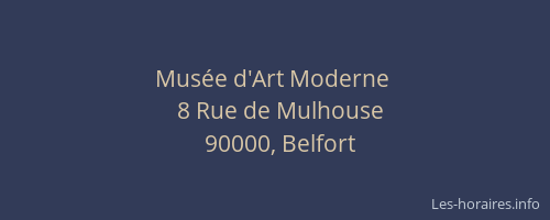 Musée d'Art Moderne 