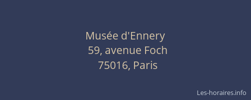 Musée d'Ennery