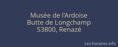 Musée de l'Ardoise