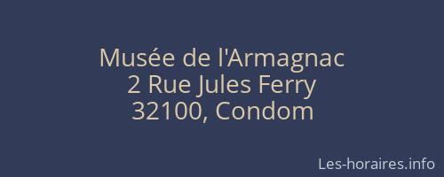 Musée de l'Armagnac