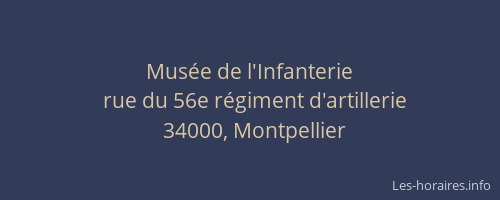 Musée de l'Infanterie