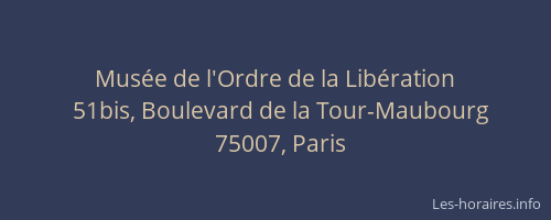 Musée de l'Ordre de la Libération