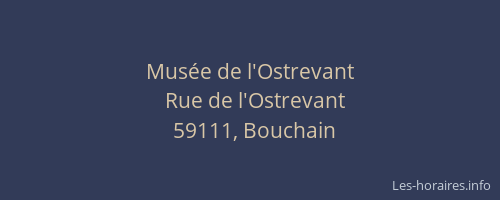 Musée de l'Ostrevant
