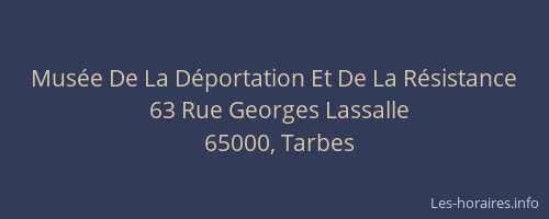 Musée De La Déportation Et De La Résistance