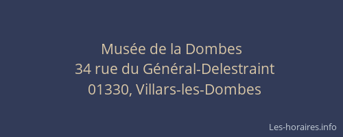 Musée de la Dombes