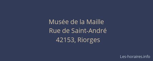 Musée de la Maille