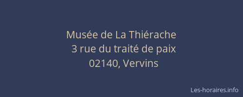 Musée de La Thiérache