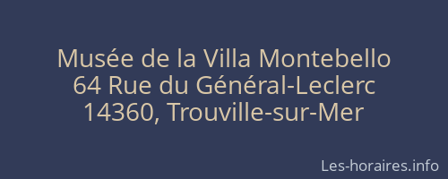 Musée de la Villa Montebello