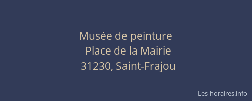 Musée de peinture