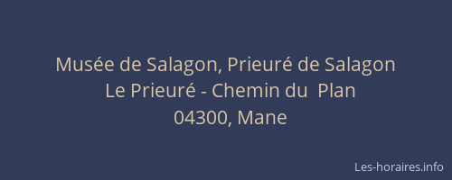 Musée de Salagon, Prieuré de Salagon