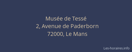 Musée de Tessé