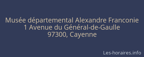 Musée départemental Alexandre Franconie