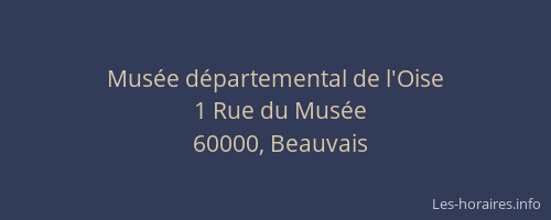 Musée départemental de l'Oise