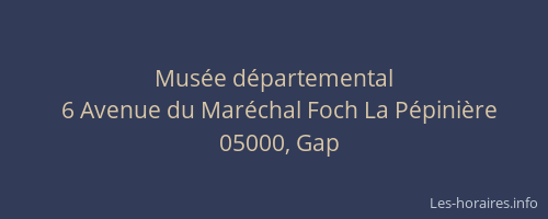 Musée départemental