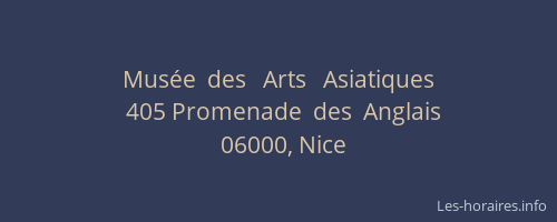Musée  des   Arts   Asiatiques