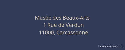Musée des Beaux-Arts