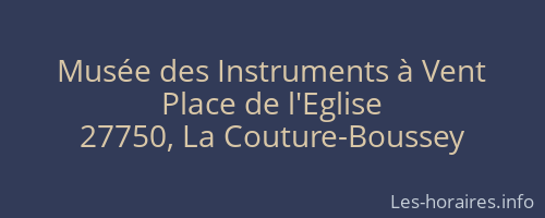 Musée des Instruments à Vent