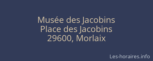 Musée des Jacobins