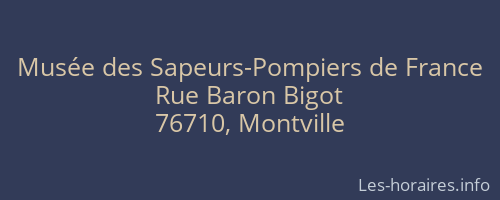 Musée des Sapeurs-Pompiers de France