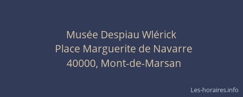 Musée Despiau Wlérick