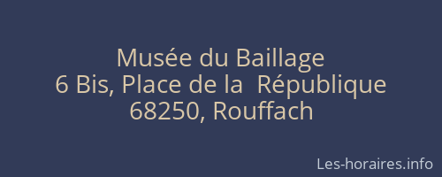 Musée du Baillage
