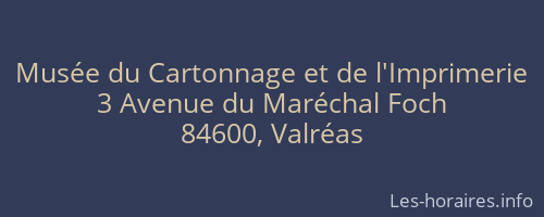 Musée du Cartonnage et de l'Imprimerie