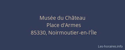 Musée du Château