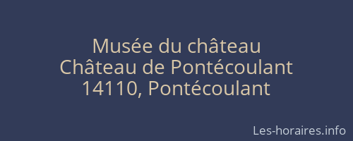 Musée du château