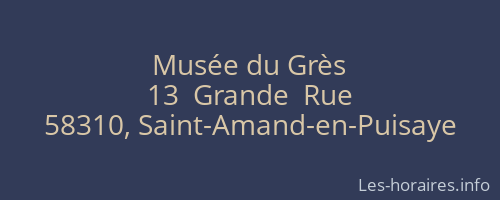 Musée du Grès