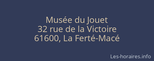 Musée du Jouet