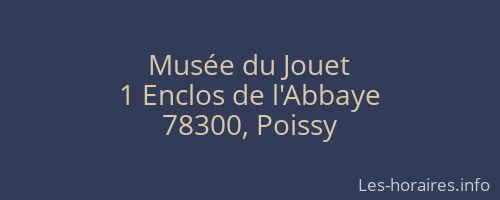 Musée du Jouet