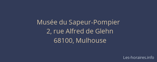 Musée du Sapeur-Pompier