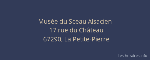 Musée du Sceau Alsacien