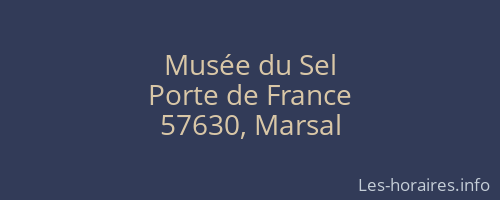 Musée du Sel