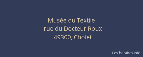 Musée du Textile