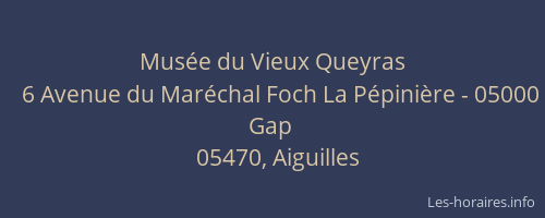 Musée du Vieux Queyras