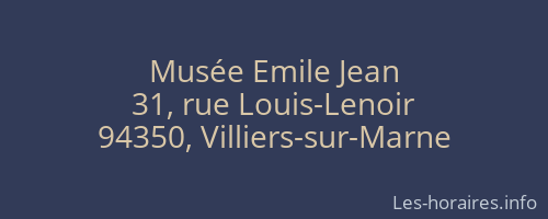 Musée Emile Jean