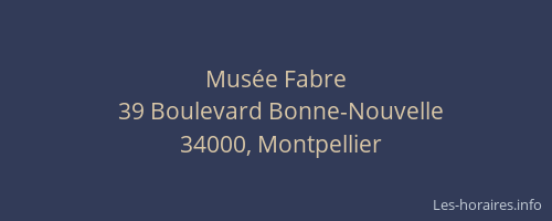 Musée Fabre